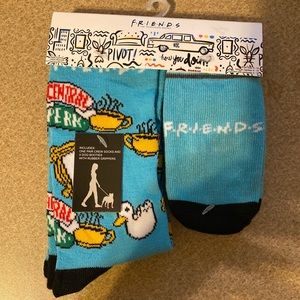 FRIENDS Matching Pet & Womens Owner Socks W/ Rubber Grippers GIft Sz 5-10 NWT